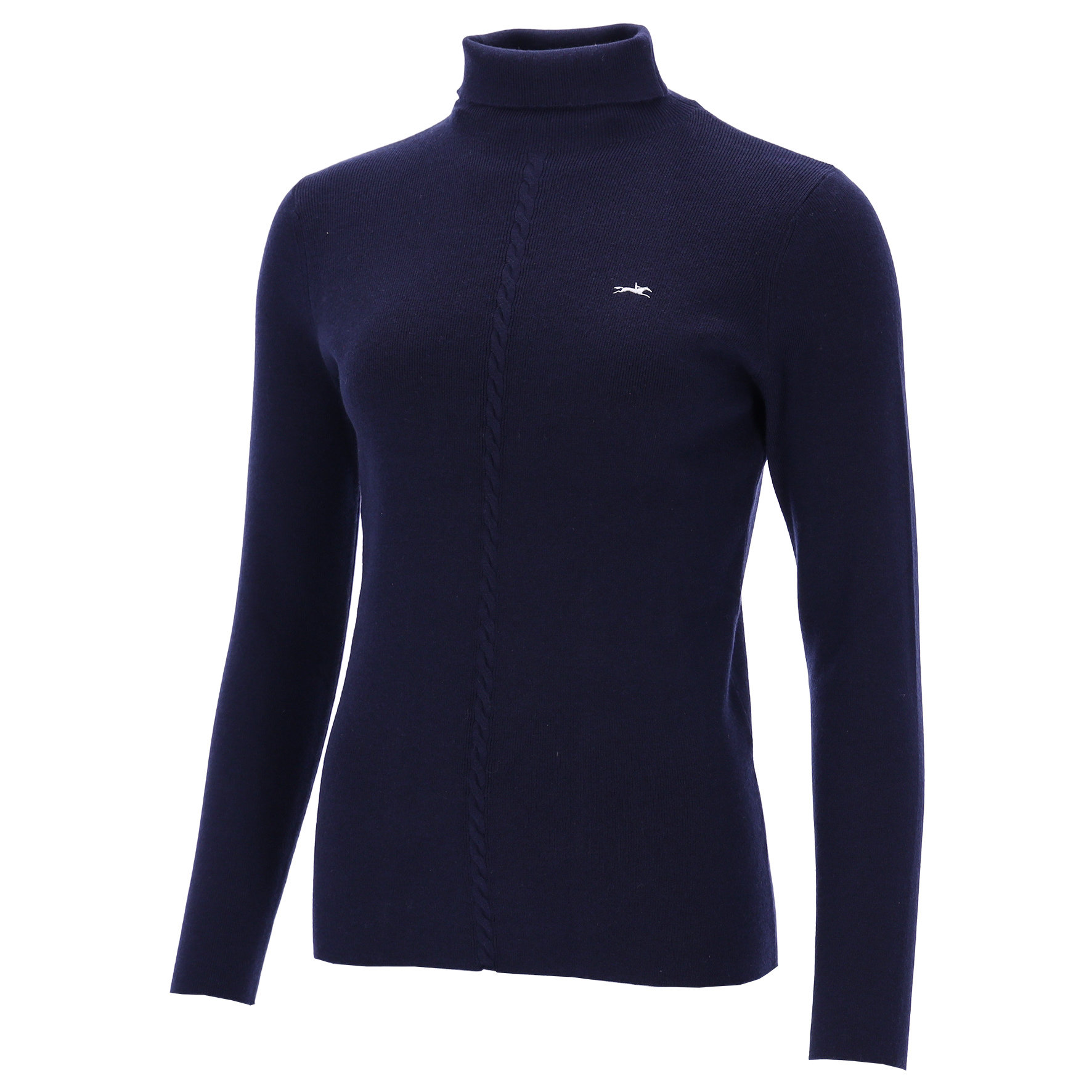 Schockemohle SPJosie Style Ladies Long Sleeve Turtleneck, Dark Navy