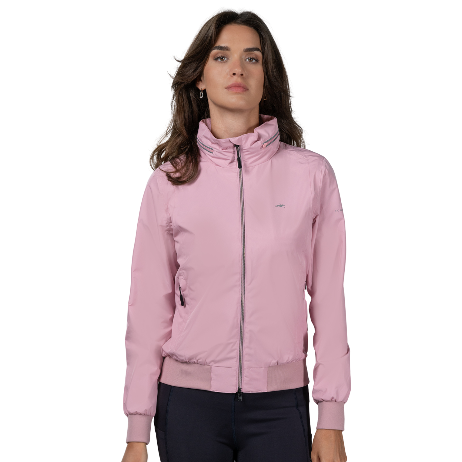 Schockemohle SPLaila Style Ladies Waterproof Lightweight Jacket, Dusty Pink