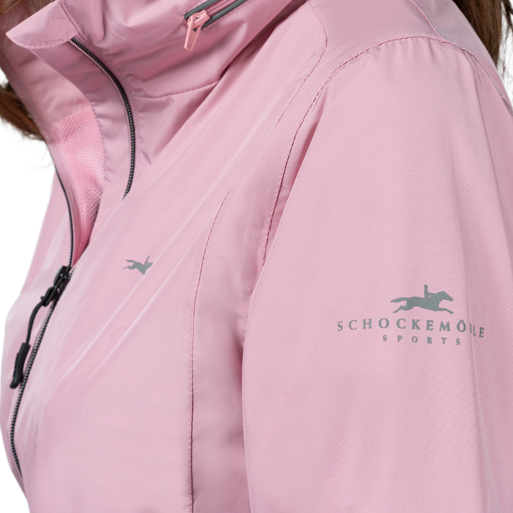 Schockemohle SPLaila Style Ladies Waterproof Lightweight Jacket, Dusty Pink