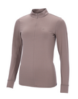 Schockemohle SPPeppa Ladies Long Sleeve 1/2 Zip Training Shirt, Hazel