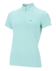 Schockemohle SPPoppy Style Ladies Short Sleeve Training Shirt, Aqua Sea