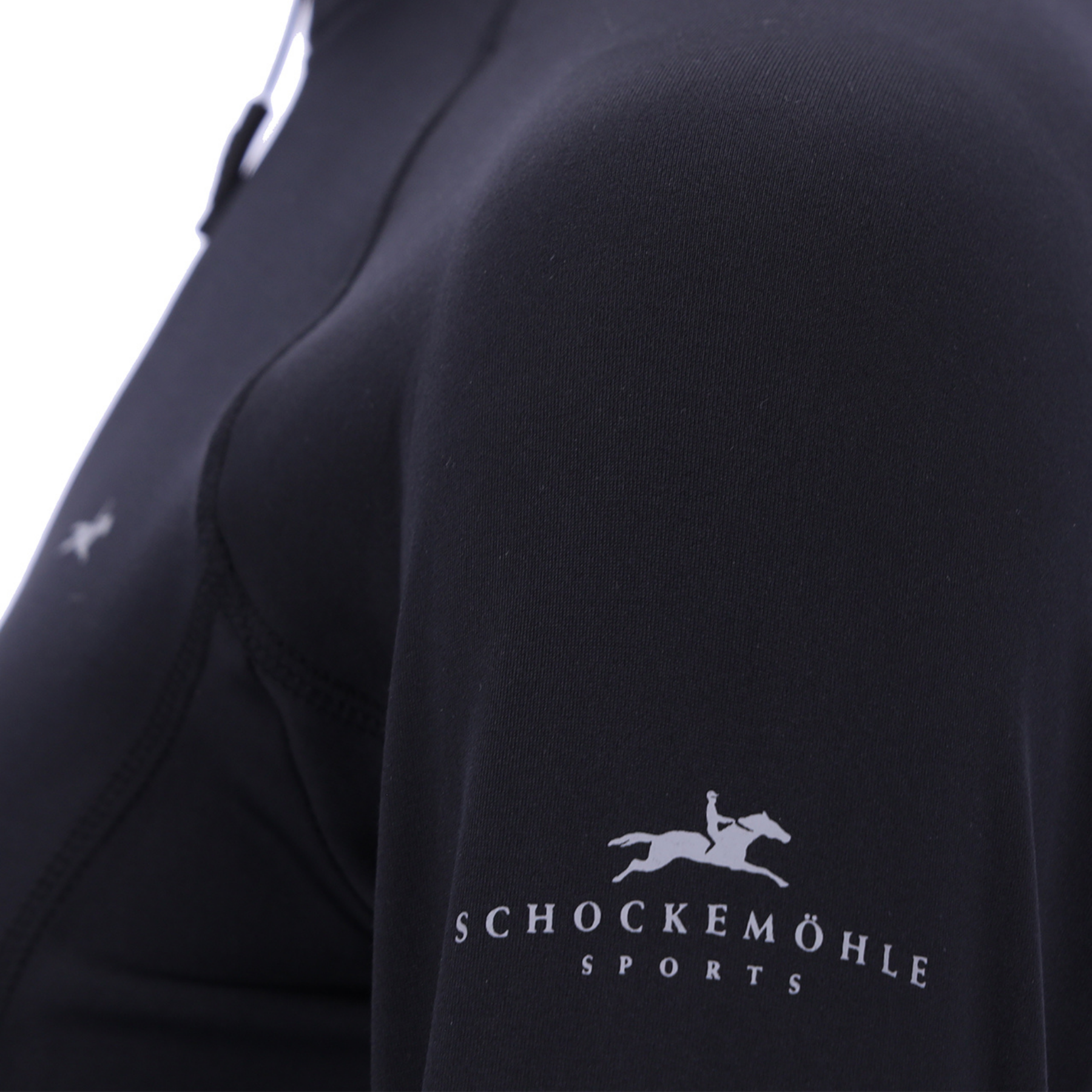Schockemohle SPWinter Page Style Ladies Long Sleeve Training Shirt, Dark Gray