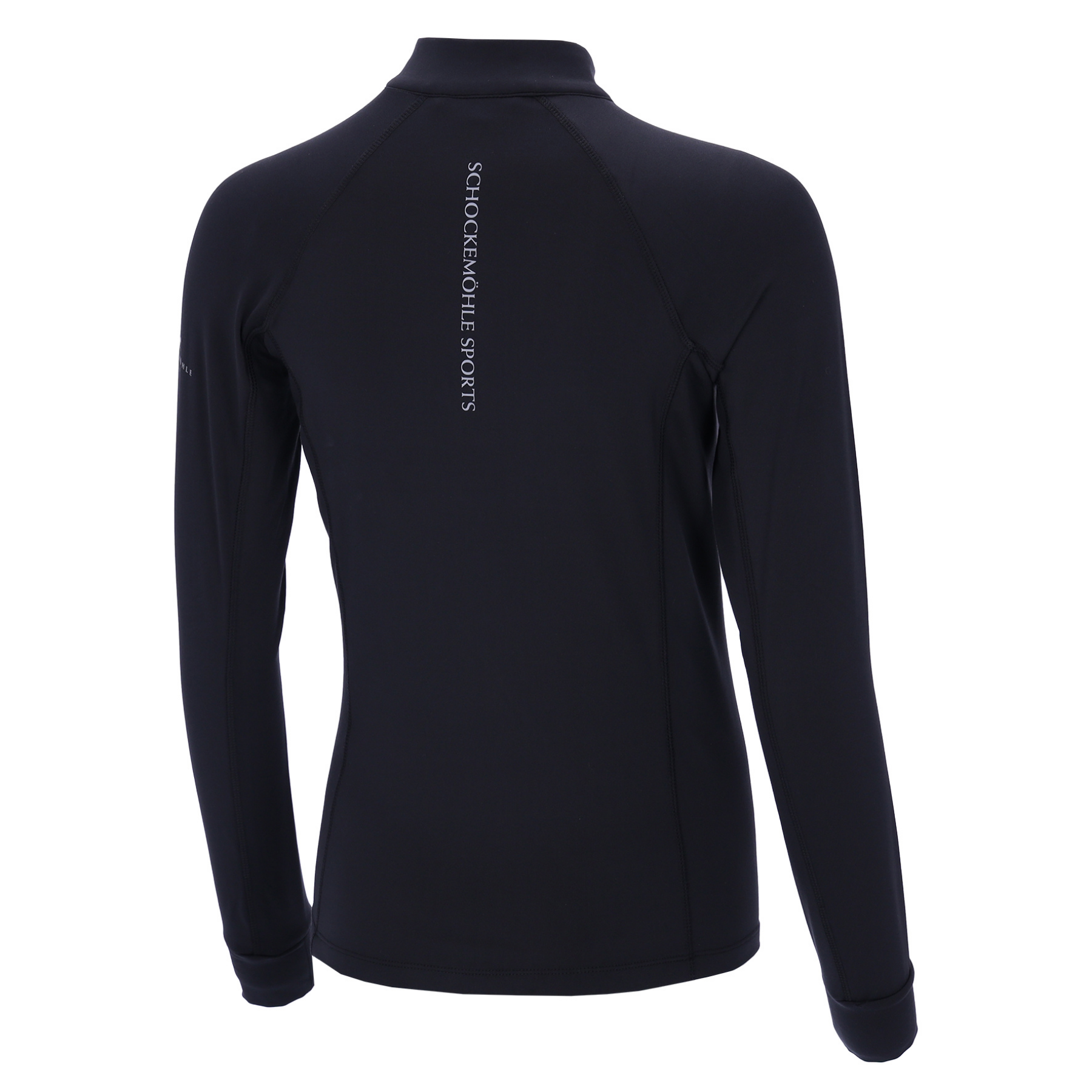 Schockemohle SPWinter Page Style Ladies Long Sleeve Training Shirt, Dark Gray