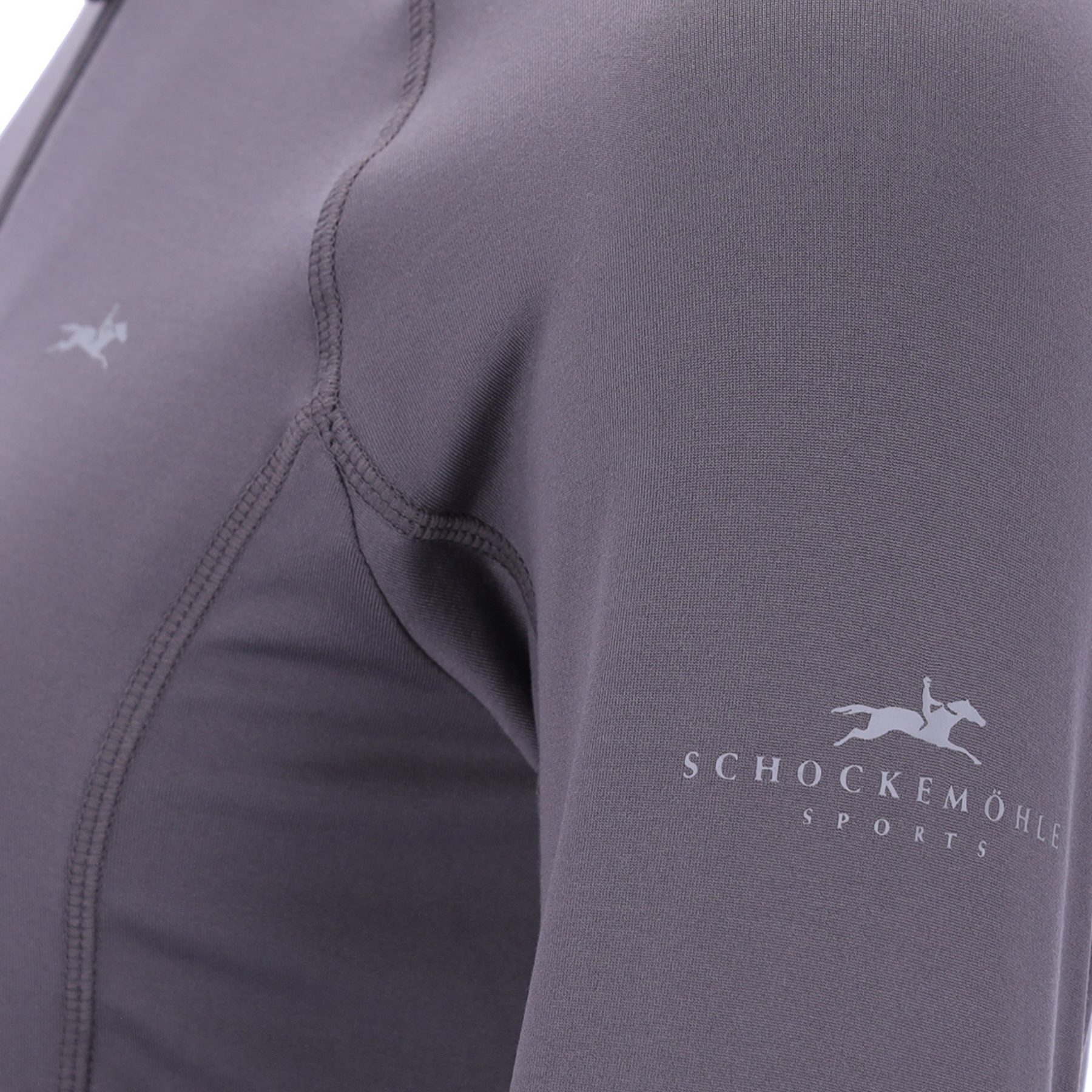Schockemohle SPWinter Page Style Ladies Long Sleeve Training Shirt, Dusty Chocolate