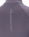 Schockemohle SPWinter Page Style Ladies Long Sleeve Training Shirt, Dusty Chocolate