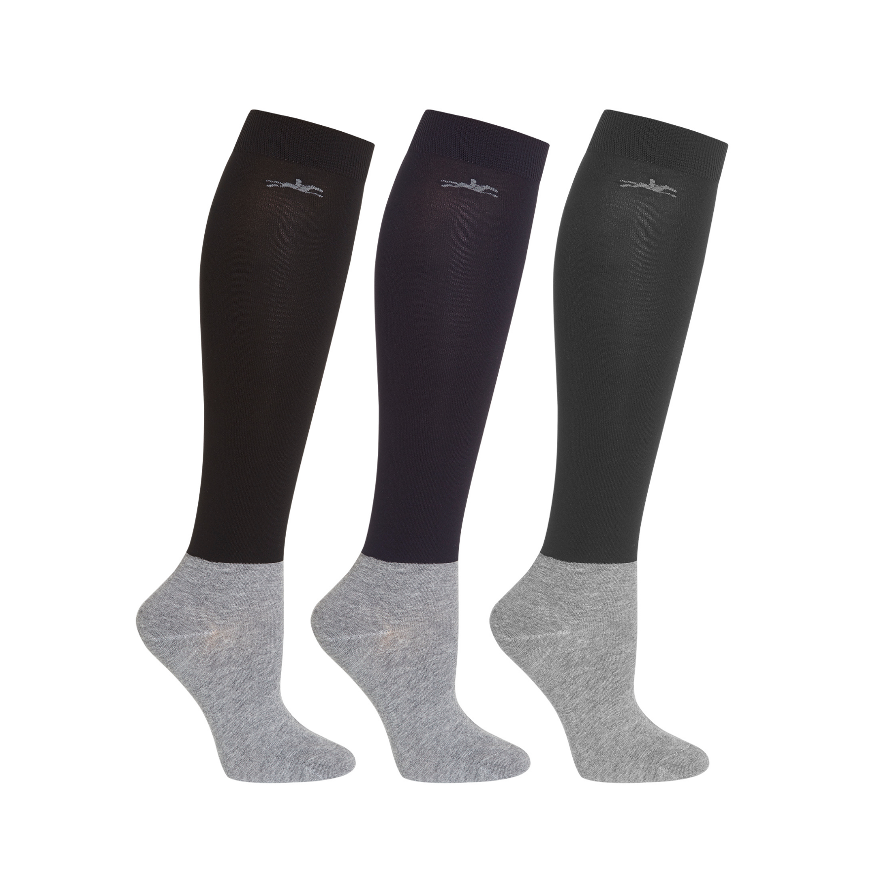 Schockemohle Show Socks,Navy/Black/Gray