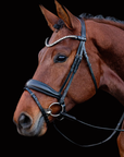 Schockemohle Siena Dressage Bridle, Black/Silver