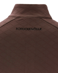 Schockemohle SpDaria Ladies Long Sleeve 1/4 Zip Training Shirt, Mocca