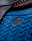 Kentucky Horsewear Skin Friendly Saddle Pad Velvet Dressage, Navy