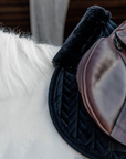 Kentucky Horsewear Skin Friendly Saddle Pad Velvet Jumping, Black
