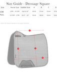 LeMieux Suede Dressage Saddle Pad, Ice Blue