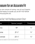 Equifit ImpacTeq Half Pad, Black/Ostrich