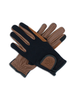 Sixteen Cypress Riding Gloves, Black & Cognac