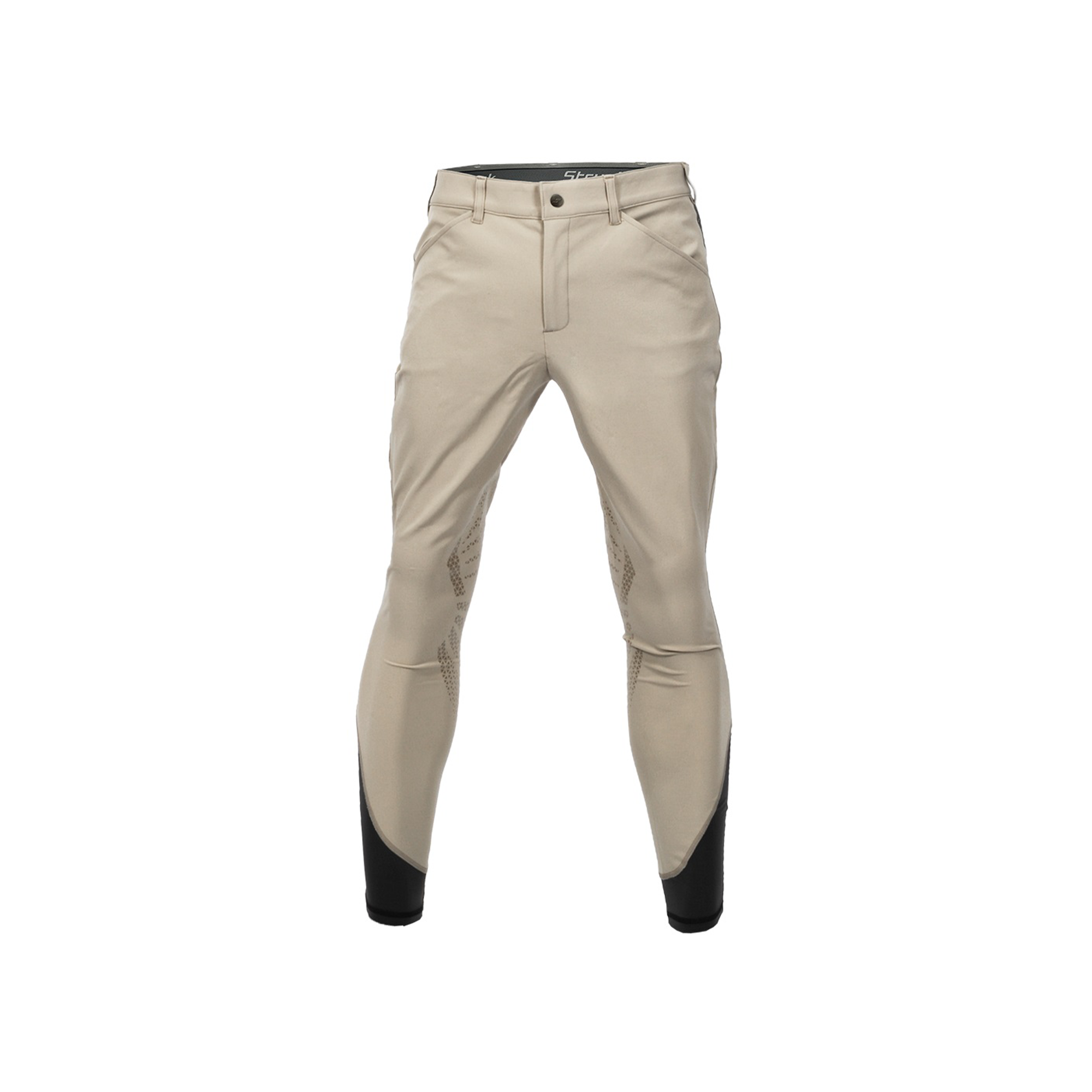 Struck Men's 50 Series Knee Grip Breeches, Beige