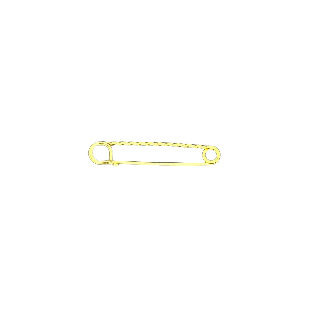 Dubois Cheval Stock Pin - Traditional Gold Spiral