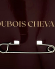Dubois Cheval Stock Pin - Traditional Silver