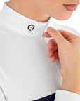 EGO7 Mesh MC Short Sleeve Competition Shirt, Black/White