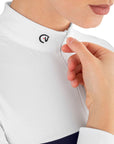 EGO7 Mesh ML Long Sleeve Competition Shirt, Navy/White