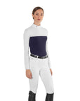 EGO7 Mesh ML Long Sleeve Competition Shirt, Navy/White