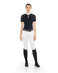 EGO7 Teresa Ladies MC Short Sleeve Competition Shirt, Navy Blue