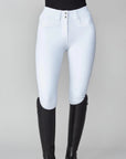 Yagya Ladies Timeless Knee Grip Riding Breeches, White