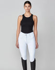 Yagya Ladies Timeless Knee Grip Riding Breeches, White