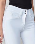 Yagya Ladies Timeless Knee Grip Riding Breeches, White