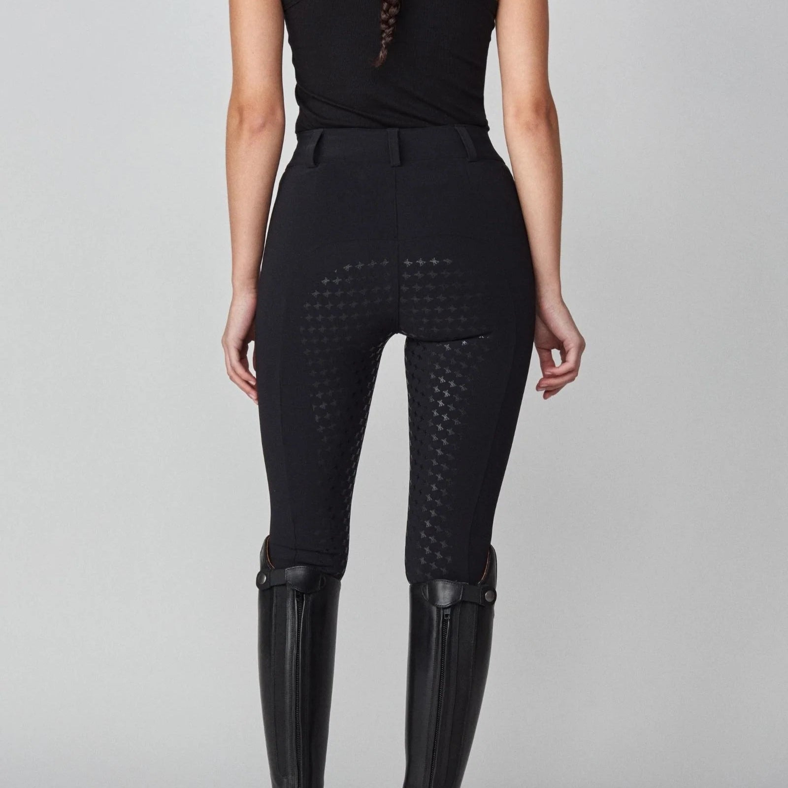Yagya Ladies Timeless Full Grip Riding Breeches, Black