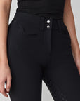 Yagya Ladies Timeless Full Grip Riding Breeches, Black