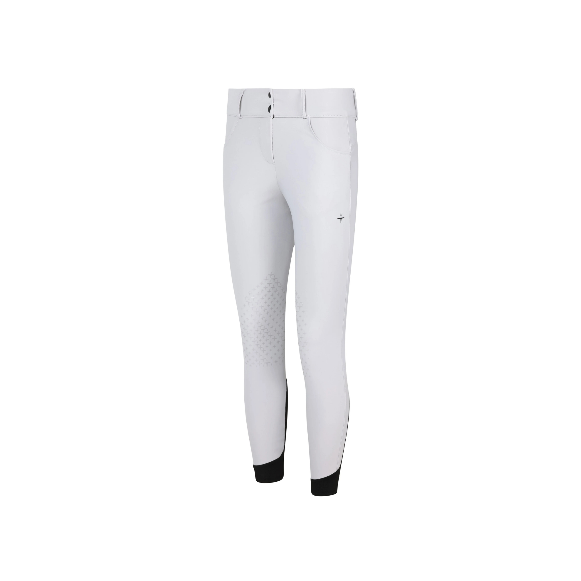 Trolle Athl High Waist Knee Grip Ladies Breeches, Light Grey