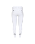 Trolle Ladies Mid Waist Knee Grip Breeches w Pocket, White