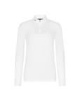 Trolle Ladies NEW Center Line Long Sleeve Competition Polo Balance, White