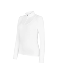 Trolle Ladies NEW Center Line Long Sleeve Competition Polo Balance, White