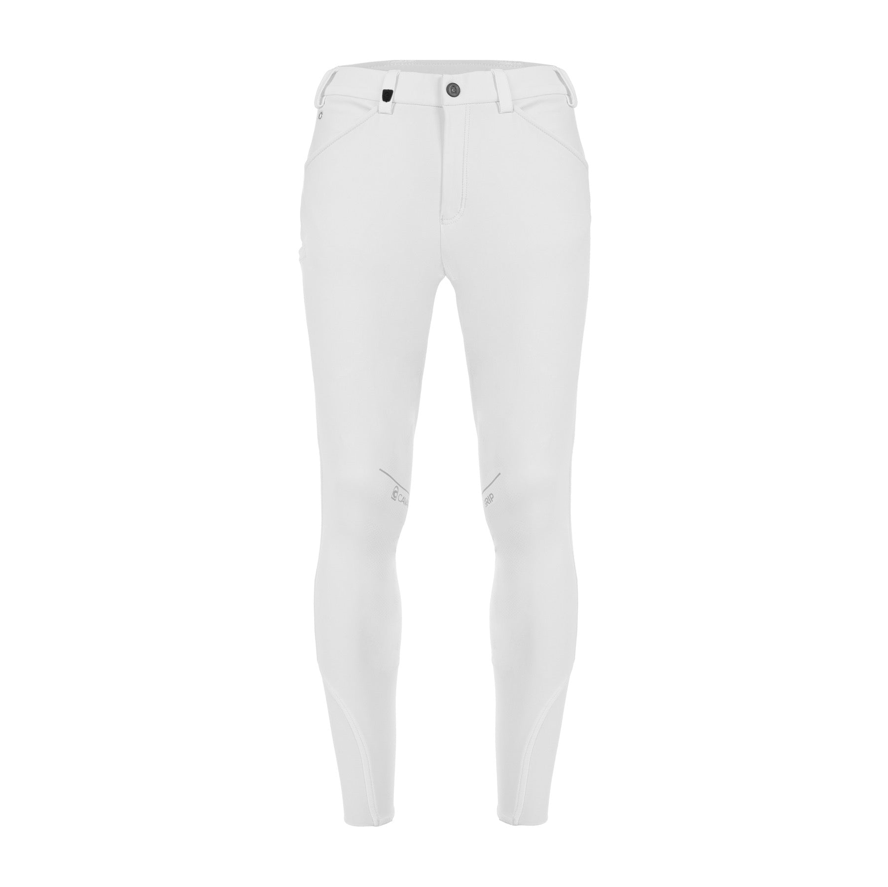 Cavallo DROFTON Mens Knee Grip Breeches, White