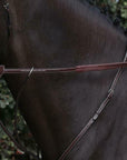 Dy'on 1/2 Rubber Reins Brown Full US Collection