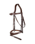 Dy'on Anatomic Flash Noseband Bridle, Brown, US Collection