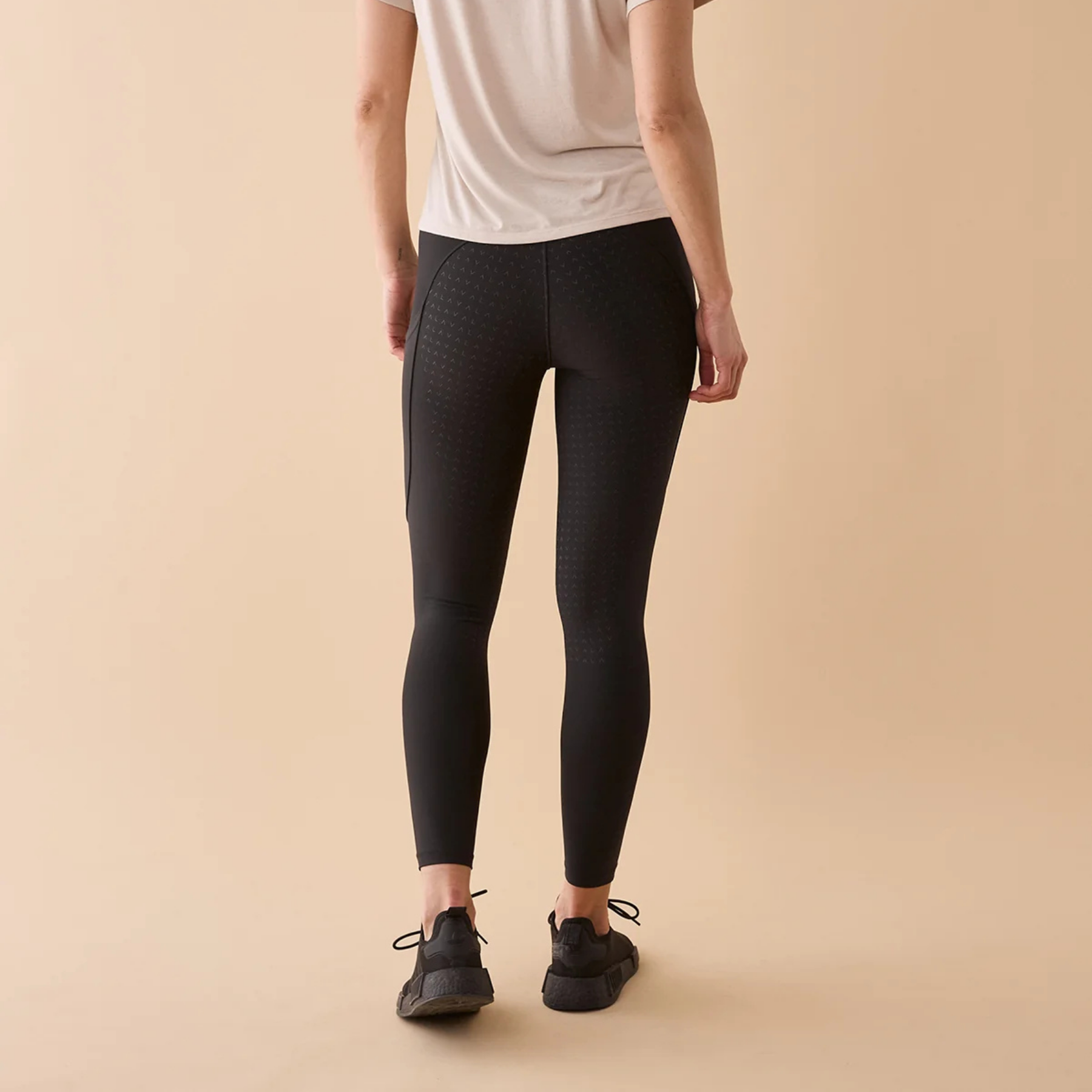 VALA Ladies Active Everyday Full Grip Riding Leggings, Black