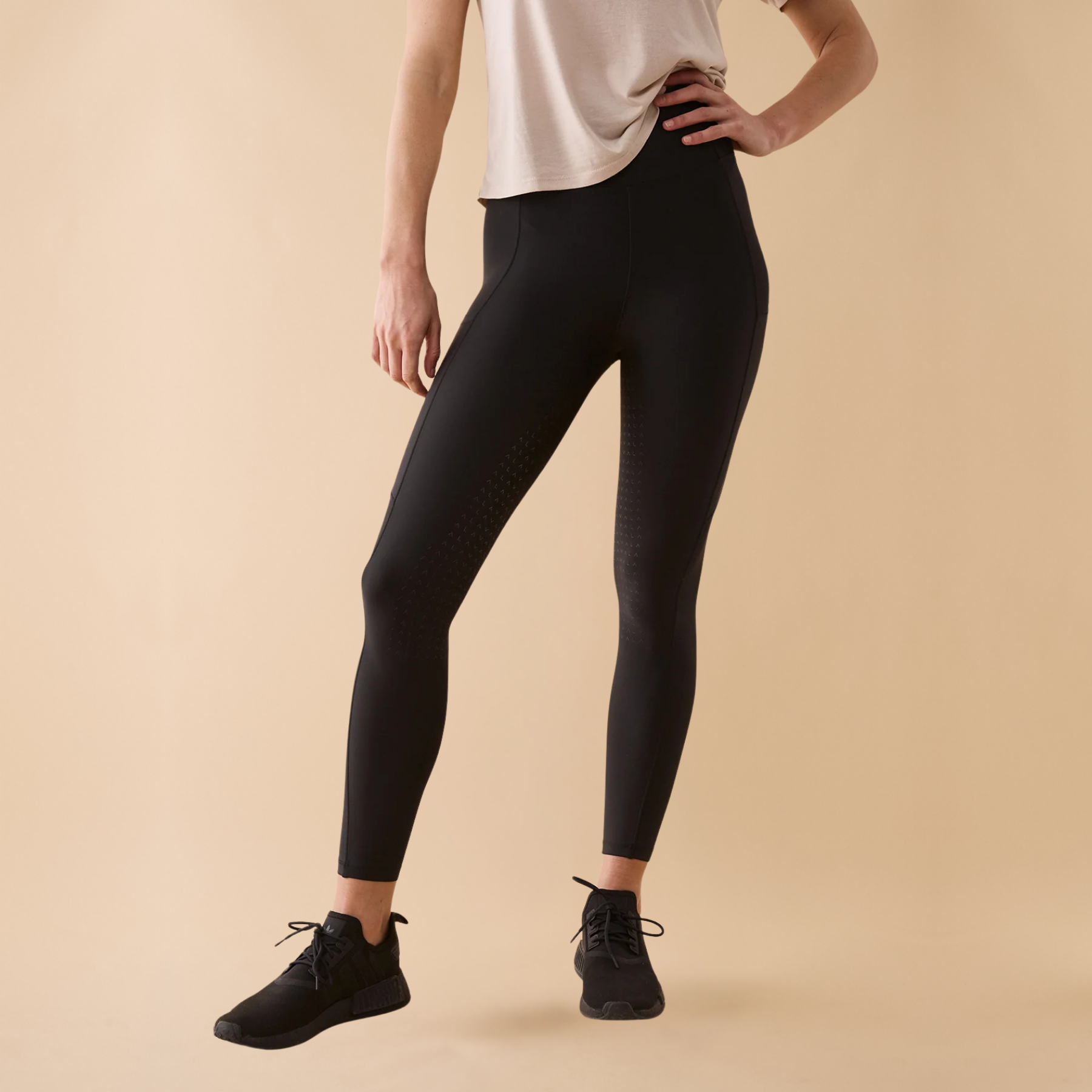 VALA Ladies Active Everyday Full Grip Riding Leggings, Black