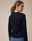 VALA Ladies Long Sleeve Mesh Training Shirt, Black