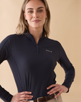 VALA Ladies SPF50+ Sun Protection Shirt, Navy