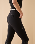 VALA Ladies Sculpt & Smooth Full Grip Riding Breeches, Black