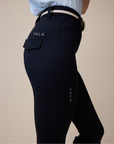 VALA Ladies Sculpt & Smooth Knee Grip Riding Breeches, Black