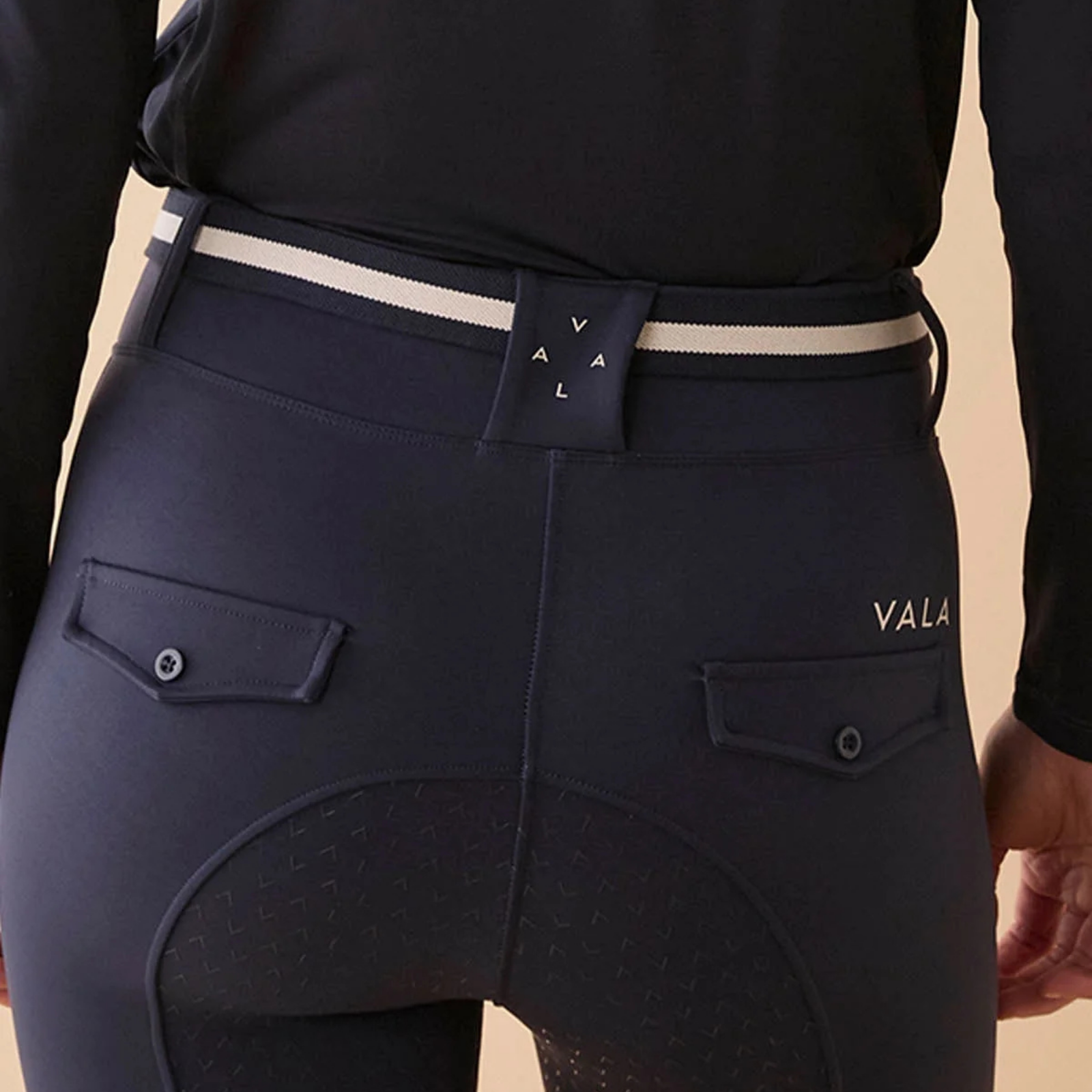VALA Lines Belt, Navy