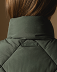 Vala Equestrian Ladies Diamond Quilted Vest, Clover