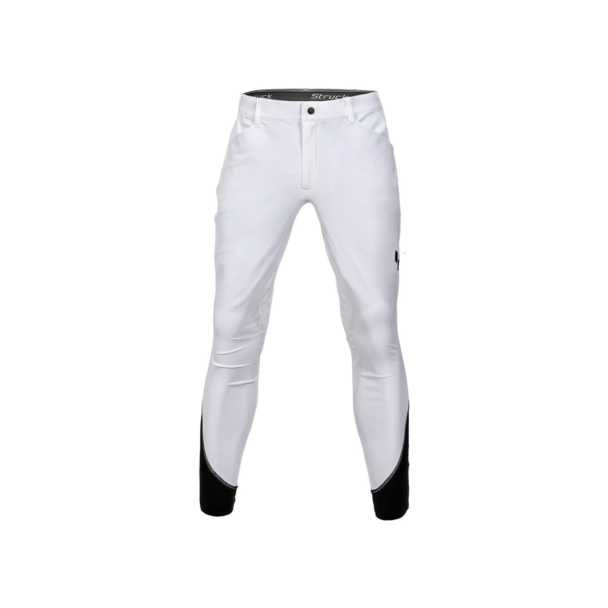 Struck Men's 50 Series Knee Grip Breeches, White 2.0