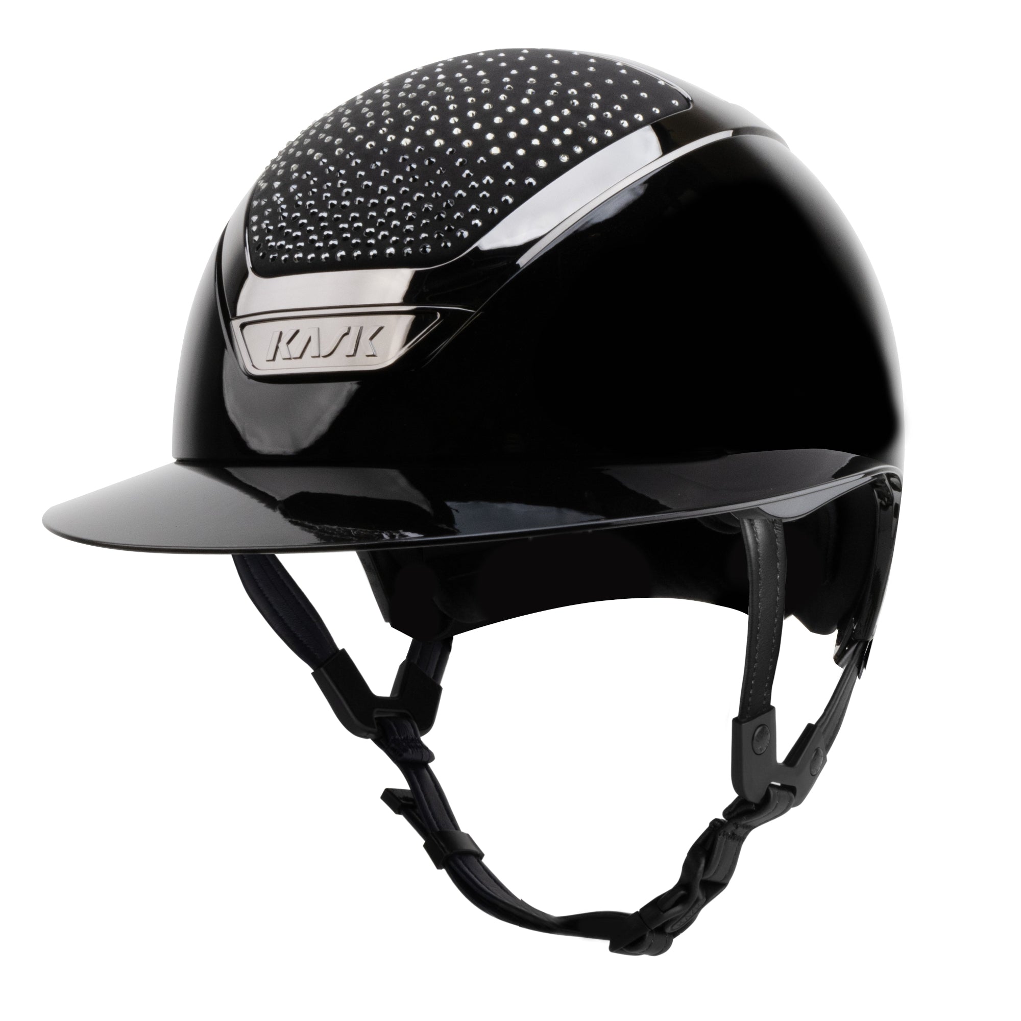 KASK Custom Star Lady Chrome Waterfence Helmet, Black