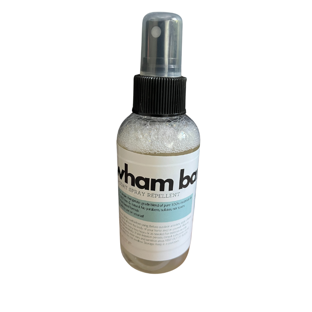 The Infused Equestrian Wham Bam Fly Spray for Equestrians