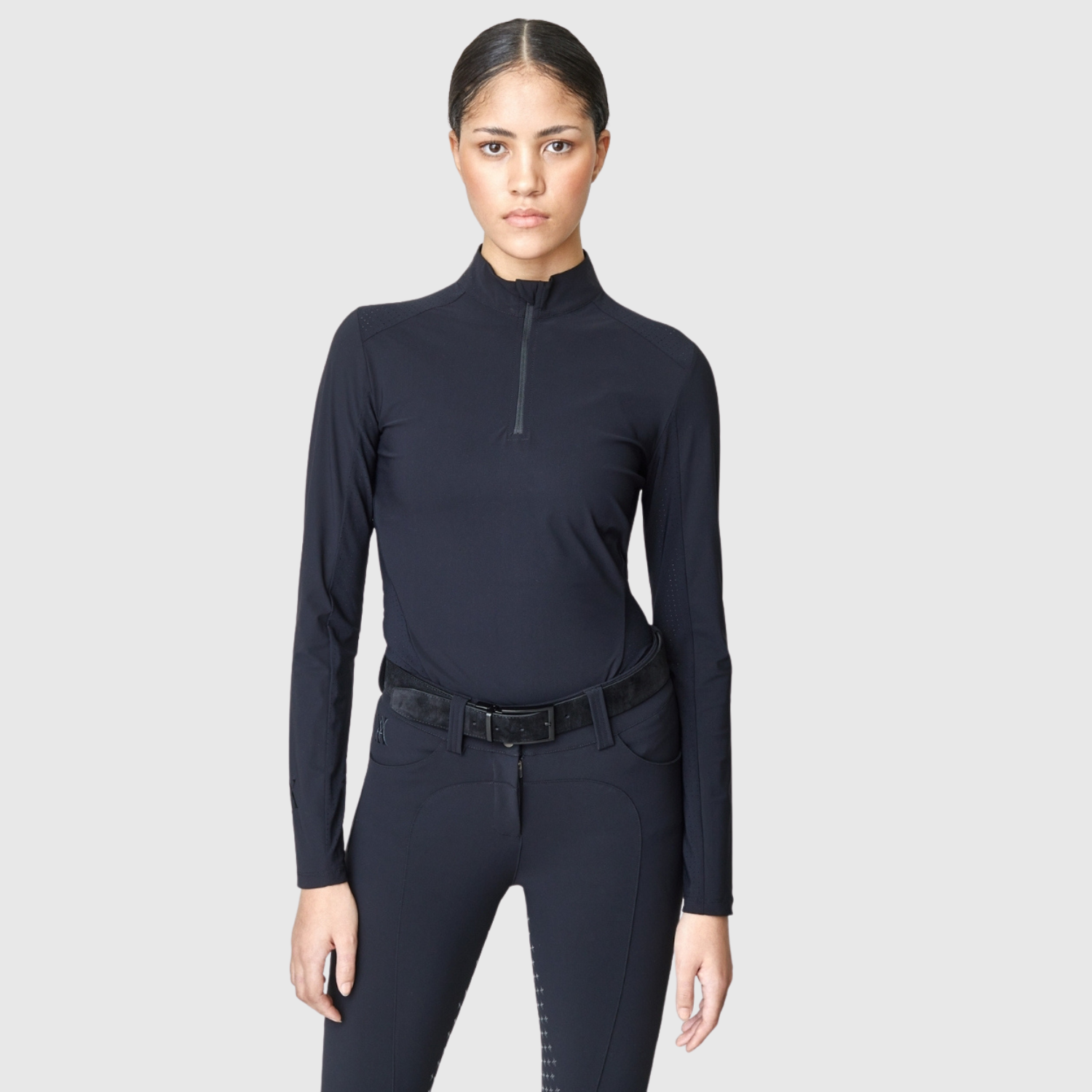 Yagya Performance Sun Shirt, Black/Black