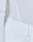 Yagya Ladies Timeless Mesh Show Shirt, White