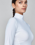 Yagya Ladies Timeless Mesh Show Shirt, White